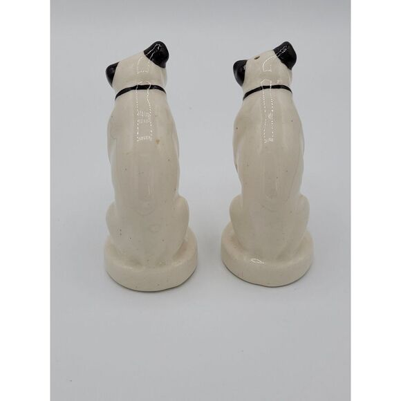 RCA Nipper dog Salt Pepper Shaker W/ Cork Stoppers - Picture 3 of 7